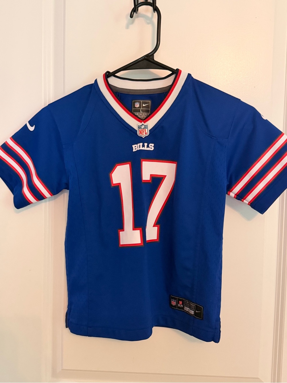 Buffalo Bills Josh Allen #17 Nike Jersey Youth/Kids Large — Fits Like Size 8